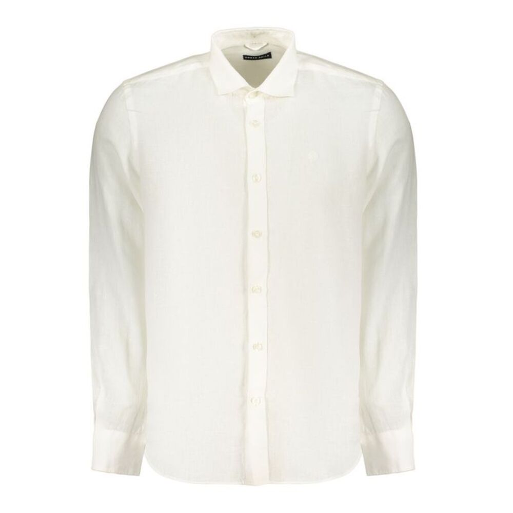 North Sails White Linen Men's Men's Shirt